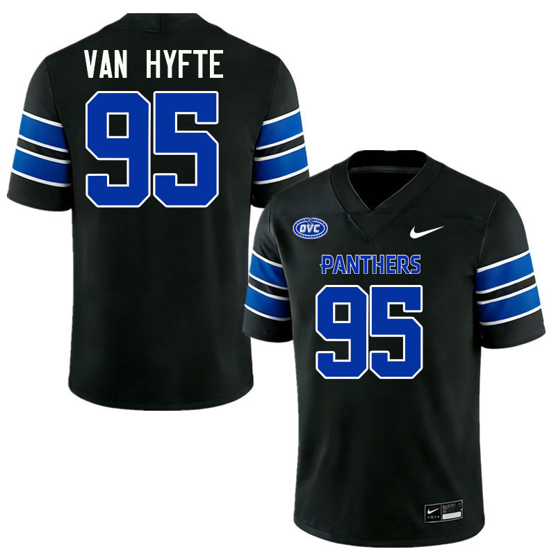 Eastern Illinois Panthers #95 Drake Van Hyfte College Football Jerseys,Uniforms-Black